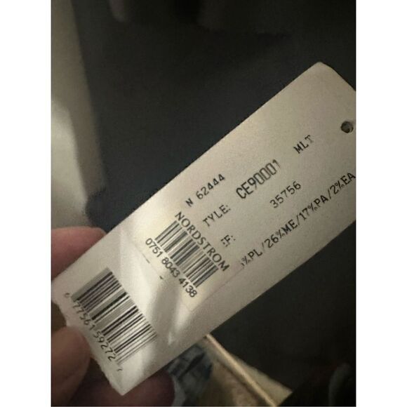 Nicole Miller  Strapless Surplice Front Ruched Ombre Mini Dress Size 6 NWT - Picture 7 of 11